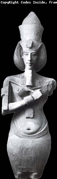 unknow artist Achnaton colossal image from Karnak